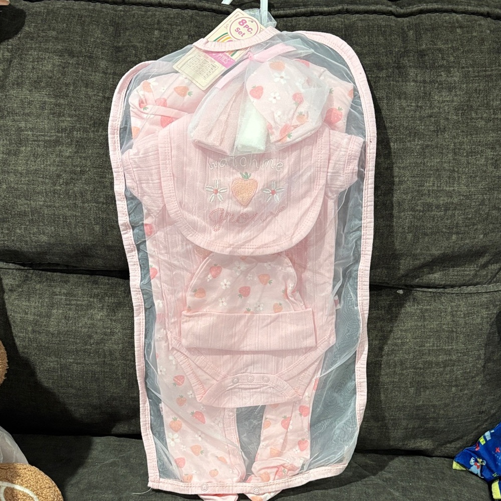 Pink Baby Sleepwear Set